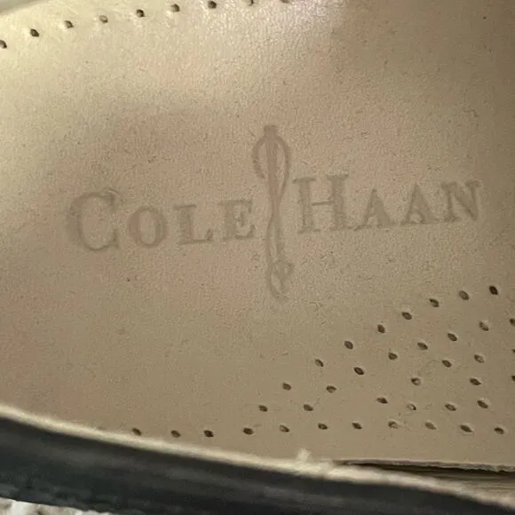 Cole Haan black suede oxford lace up men’s shoes, size 10 1/2 medium‎