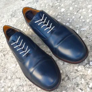 COLE HAAN (BLUE) Cap Toe Leather Derby