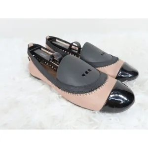 Cole Haan Deltona Gore Casual Ballet Tan and Black Flat Shoes Womens Size 7