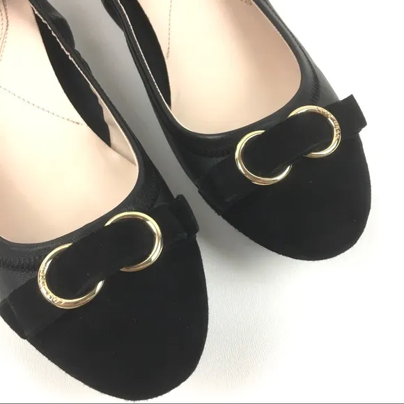 Cole Haan elme grand os leather ballet flats black