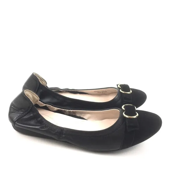 Cole Haan elme grand os leather ballet flats black