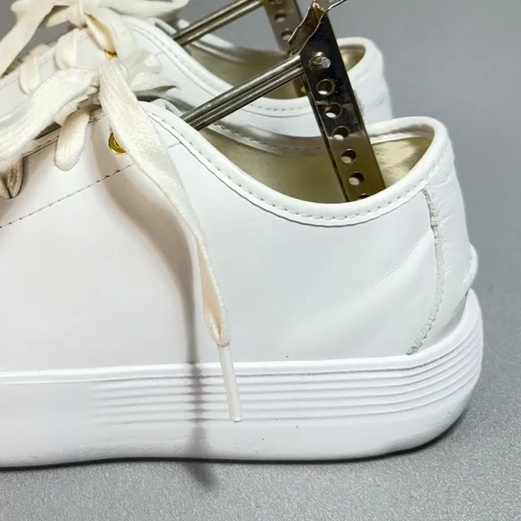 Cole Haan Grand OS Classic White Leather Sneakers 8B