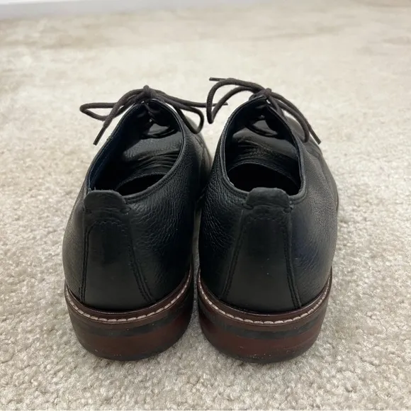 Cole Haan Grand OS Men Watson Black Leather Oxford Cap Toe Derby Sz 10 M C26150,