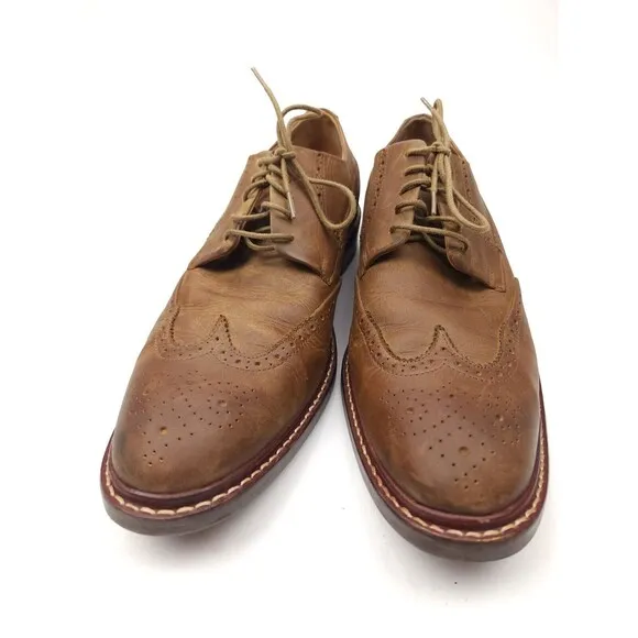 Cole Haan Grand OS Warren Welt Men’s Size 10.5 Brown C24012 Wingtip Oxford Shoes