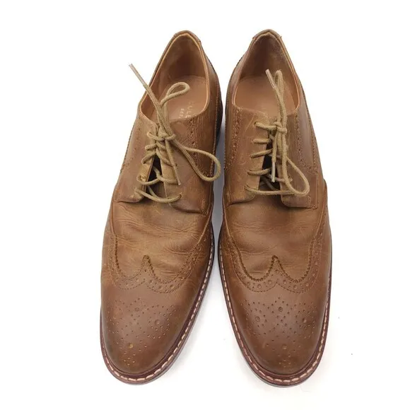 Cole Haan Grand OS Warren Welt Men’s Size 10.5 Brown C24012 Wingtip Oxford Shoes
