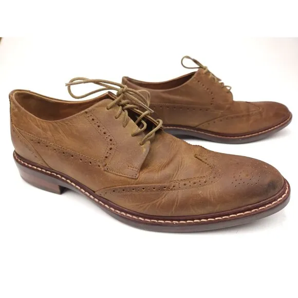 Cole Haan Grand OS Warren Welt Men’s Size 10.5 Brown C24012 Wingtip Oxford Shoes