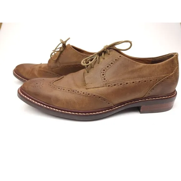Cole Haan Grand OS Warren Welt Men’s Size 10.5 Brown C24012 Wingtip Oxford Shoes