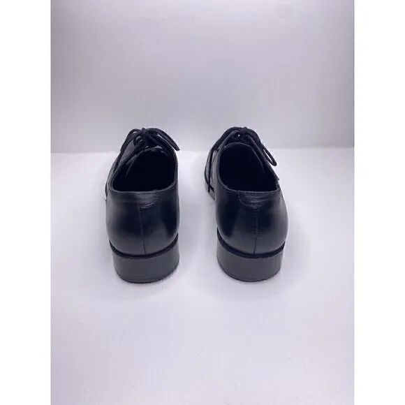Cole Haan Harrison Grand Derby Oxford Size 8.5 M C24161 D Black Leather 5 Eyelet