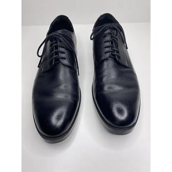 Cole Haan Harrison Grand Derby Oxford Size 8.5 M C24161 D Black Leather 5 Eyelet