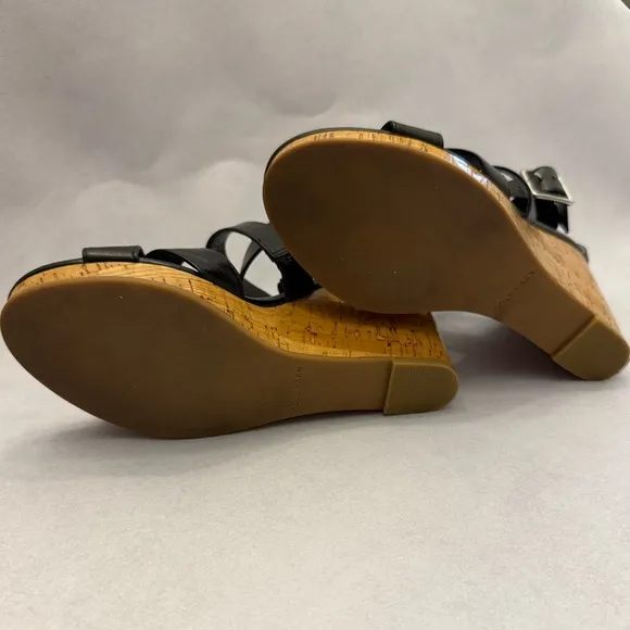 COLE HAAN Jillian Platform Wedge Sandals Sz 6