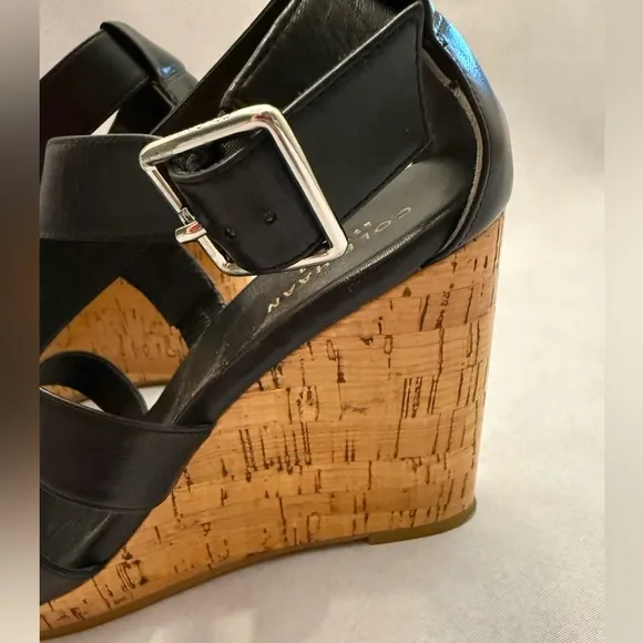 COLE HAAN Jillian Platform Wedge Sandals Sz 6