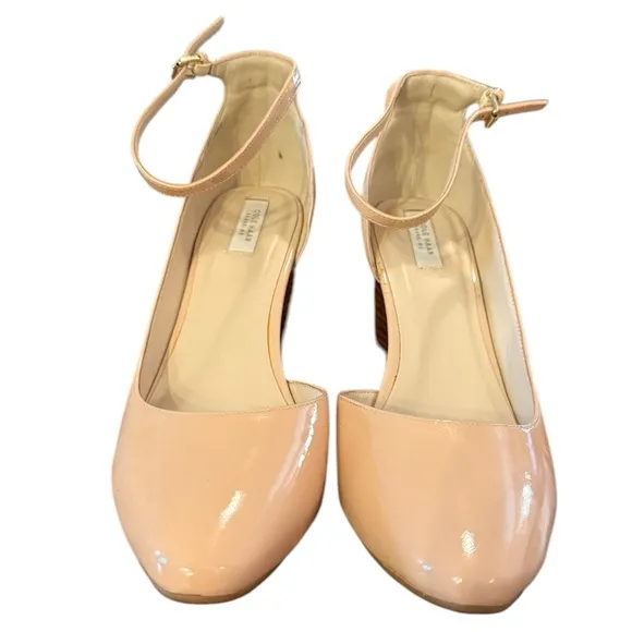 Cole Haan Lacey Ankle Strap Wedge Women’s Size 9 Nude