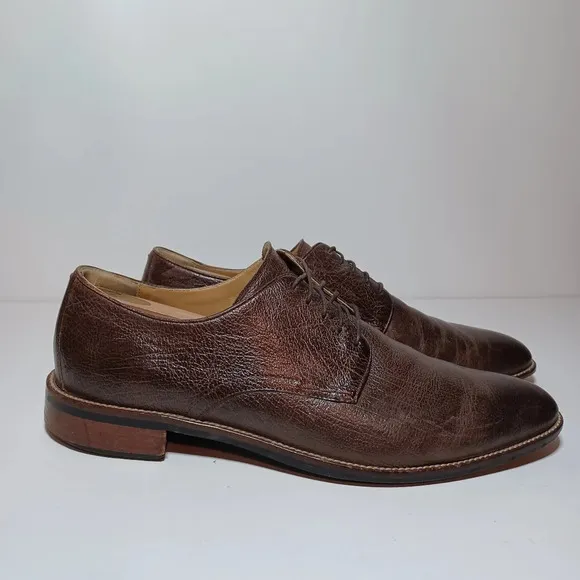 COLE HAAN LENOX HILL Pebble Grain Plain Toe Oxford Shoes Men's Size 11.5M C12230