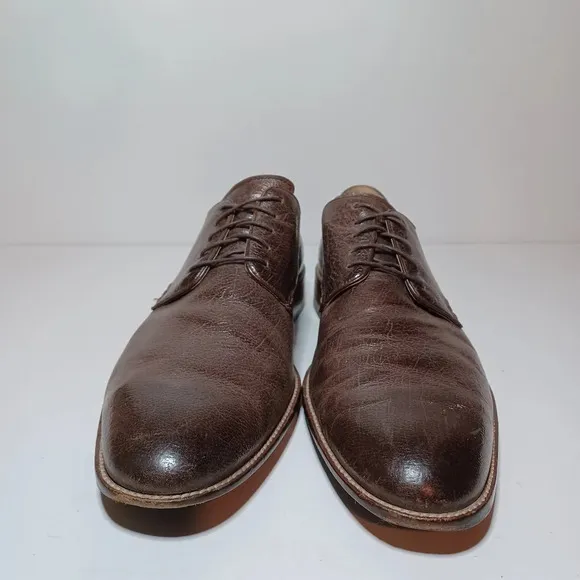 COLE HAAN LENOX HILL Pebble Grain Plain Toe Oxford Shoes Men's Size 11.5M C12230