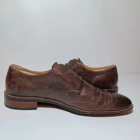 COLE HAAN LENOX HILL Pebble Grain Plain Toe Oxford Shoes Men's Size 11.5M C12230