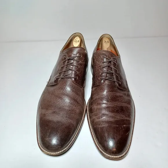 COLE HAAN LENOX HILL Pebble Grain Plain Toe Oxford Shoes Men's Size 11.5M C12230