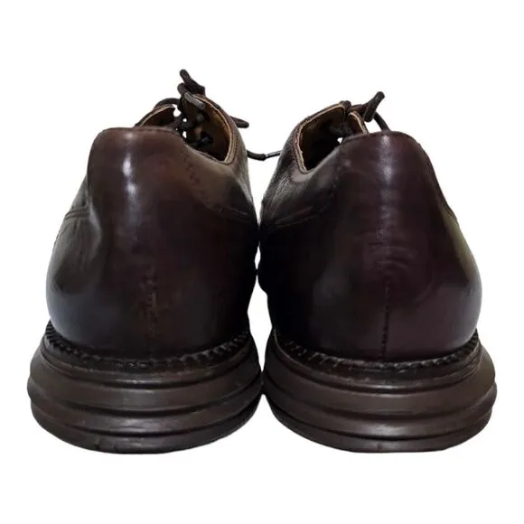 COLE HAAN Lunar Grand Brown Leather Oxford Shoes - Size 10.5
