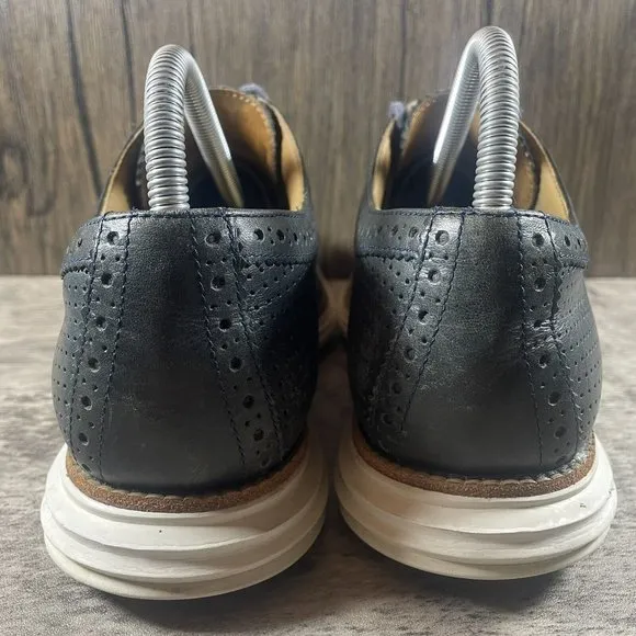 Cole Haan Lunargrand Dark Green Leather Oxford Shoes Men’s Size US 8