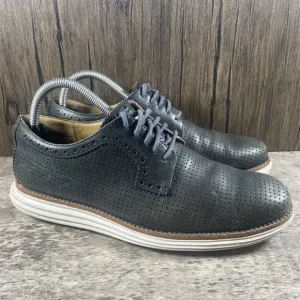 Cole Haan Lunargrand Dark Green Leather Oxford Shoes Men’s Size US 8