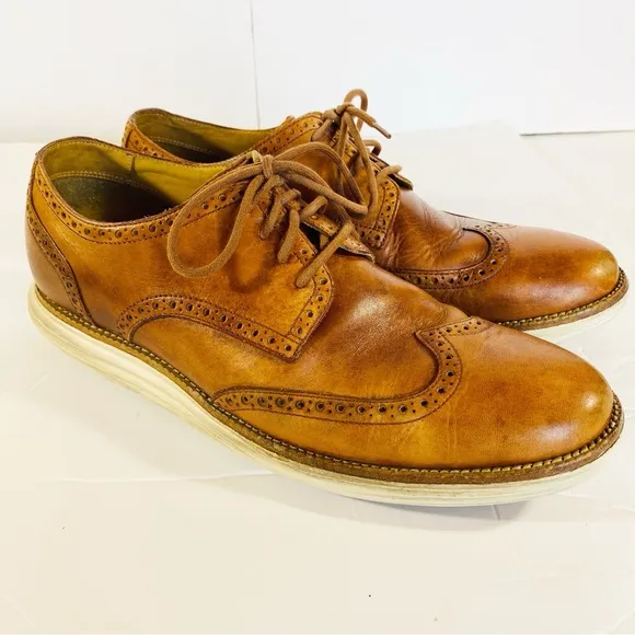 Cole Haan Lunargrand Wingtip Derby Oxford Woodbury Sneakers Men 11.5 M C12599