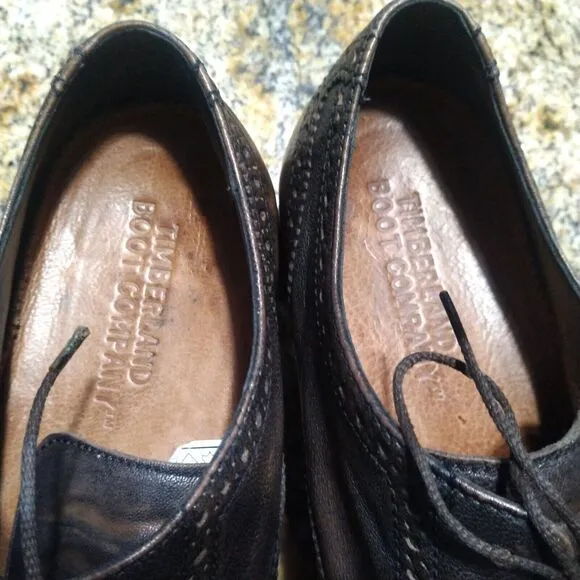 Cole Haan Mens 10.5 Air Colton Wingtip Brogue Leather Oxford Brown Shoes C10028