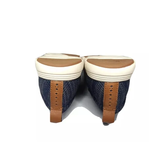 Cole Haan Men's Grand Tour Knit Oxford  Men's Shoes Sz 9. 5 Blue Tan