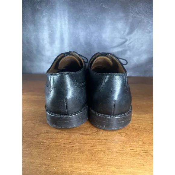 Cole Haan Mens Kneeland Plain Cap Toe Oxford Black Lace Up Dress Shoe Size 14D