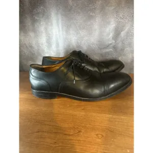 Cole Haan Mens Kneeland Plain Cap Toe Oxford Black Lace Up Dress Shoe Size 14D