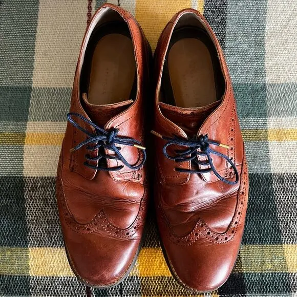Cole Haan Men's Original Grand Shortwing Oxford Shoes Size 8.5 Brown