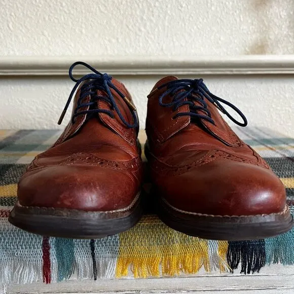 Cole Haan Men's Original Grand Shortwing Oxford Shoes Size 8.5 Brown