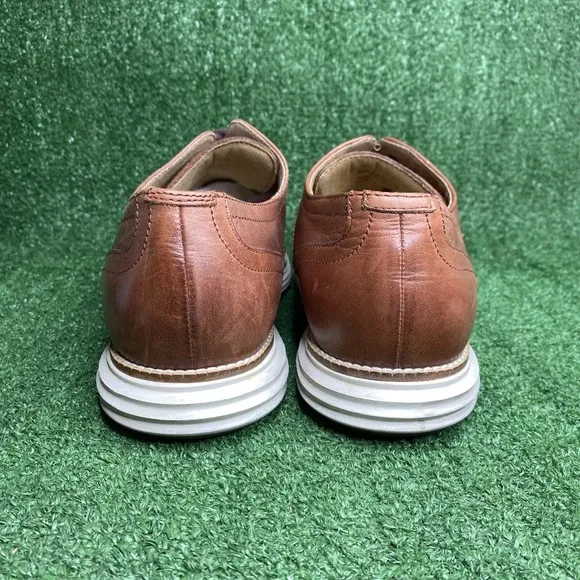 Cole Haan Men's Original Grand Wingtip Oxford Brown Shoes C26471 Sz 13M