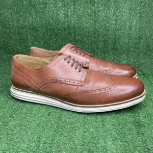 Cole Haan Men's Original Grand Wingtip Oxford Brown Shoes C26471 Sz 13M