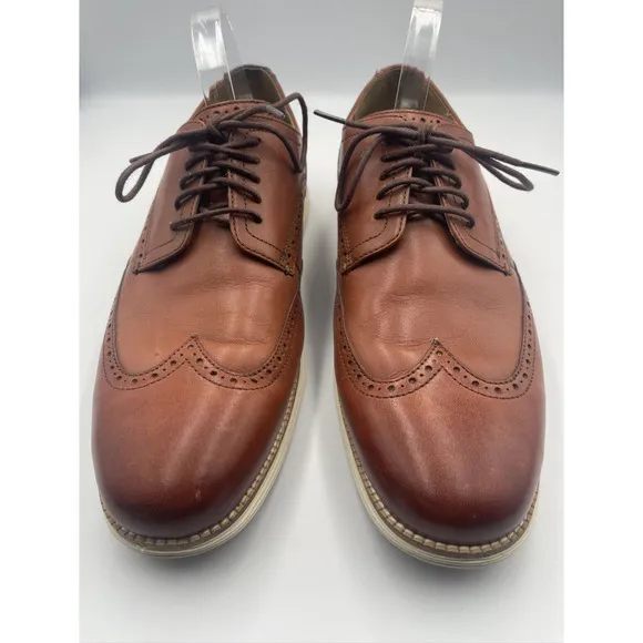 Cole Haan Men’s OriginalGrand Wingtip Oxford Shoes Brown Leather C26471 Sz 13 M