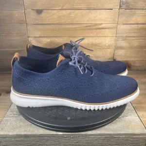 Cole Haan Men's Size 11 M 2.ZERØGRAND Blue Stitchlite Oxford Sleet Style Shoes