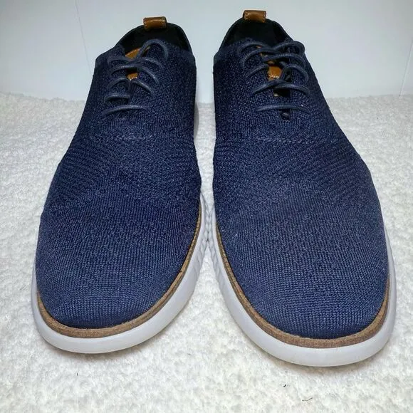 Cole Haan Men's  Size 13M Zerogrand Stitchlite Oxford Shoes  Blue