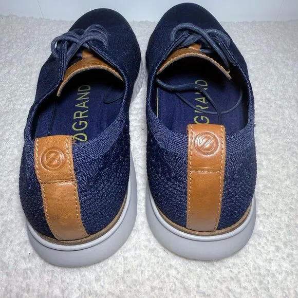 Cole Haan Men's  Size 13M Zerogrand Stitchlite Oxford Shoes  Blue