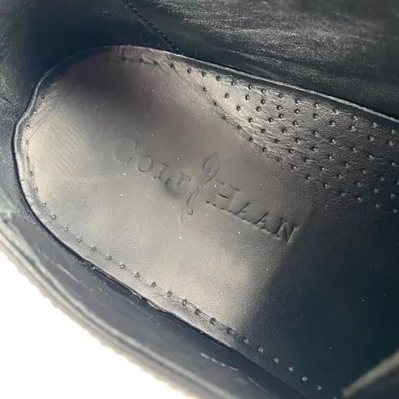 Cole Haan Men's Williams Wingtip Oxford Black Leather Lace Up Shoes Size 9.5 M