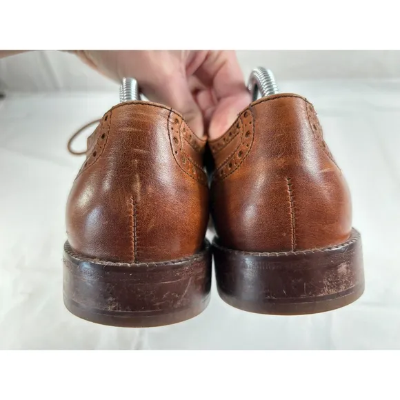 Cole Haan Mens Williams Wingtip Oxford Shoes tan Size 8 M