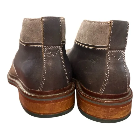 Cole Haan/ Nike Air | chukka boots Mixed leather Blue Grey Brown Lace up Men’s 7