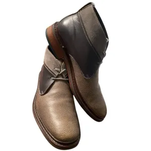 Cole Haan/ Nike Air | chukka boots Mixed leather Blue Grey Brown Lace up Men’s 7