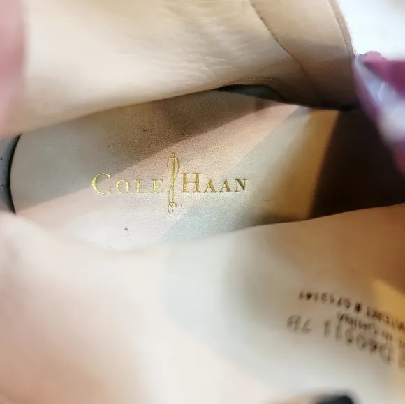 COLE HAAN NIKE AIR VERDI WINERY LEATHER SUEDE WEDGE HOT PINK BOOTIES WOM…