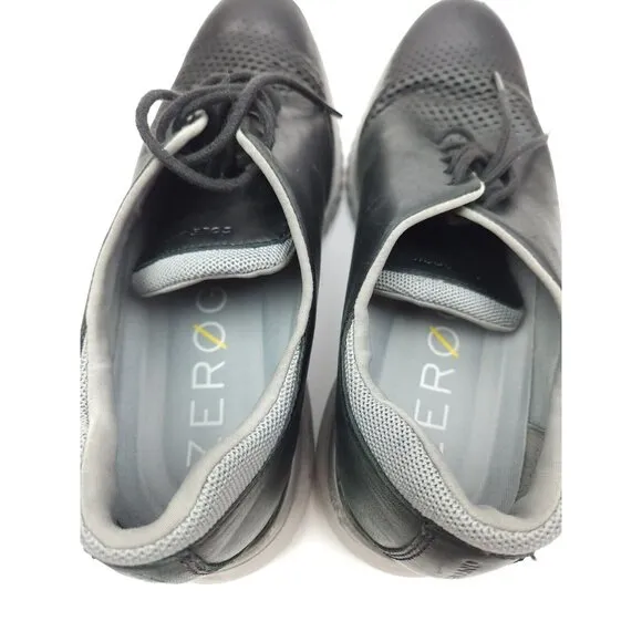 Cole Haan Original Grand 360 Ultra Laser Oxford Shoes Black Gray Men's Sz 10 M