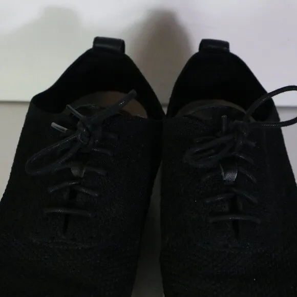 Cole Haan Original Grand Wingtip Oxford Shoes Mens 9.5 Black Stitchlite Ivory