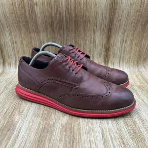 Cole Haan OriginalGrand Men's‎ Size 9 W Wingtip Oxford Chestnut Brown Shoes