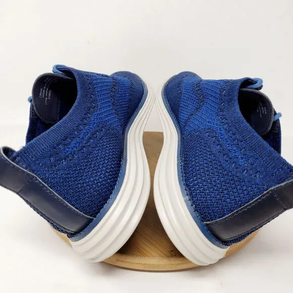 Cole Haan OriginalGrand Shoes Mens 10.5 Stitchlite Oxford Blue Wingtip Sneaker