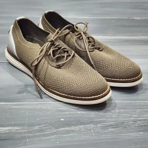Cole Haan Oxford Shoes Original Grand Meridian Brown Knit Size 8 B Style W26498