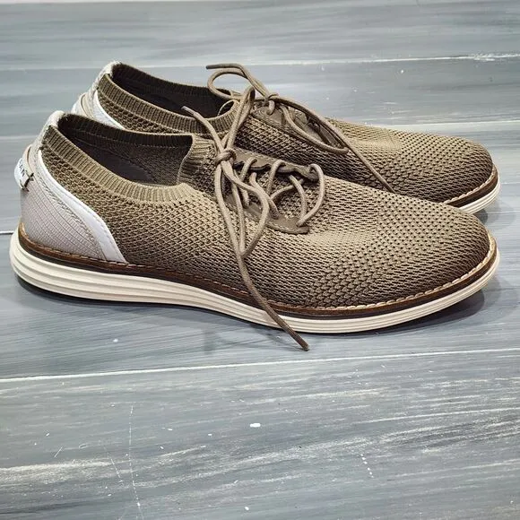 Cole Haan Oxford Shoes Original Grand Meridian Brown Knit Size 8 B Style W26498
