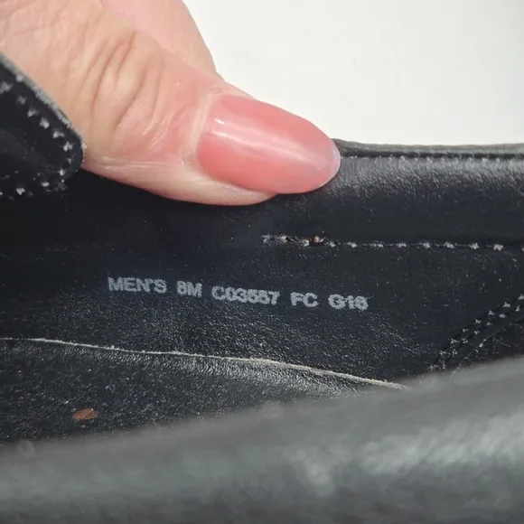 Cole Haan Tucker Venetian Shoes Men's 8M C03557 Black Leather Loafer