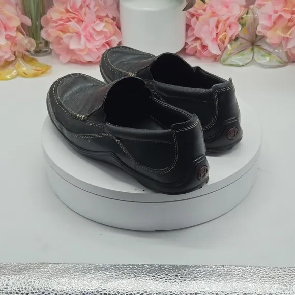 Cole Haan Tucker Venetian Shoes Men's 8M C03557 Black Leather Loafer