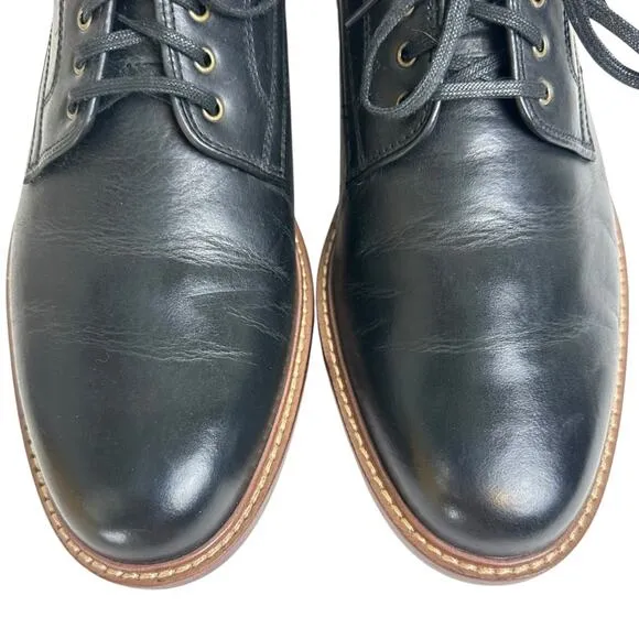 Cole Haan Tyler Grand Plain Toe Derby Lace Up Oxford Black Size 10.5